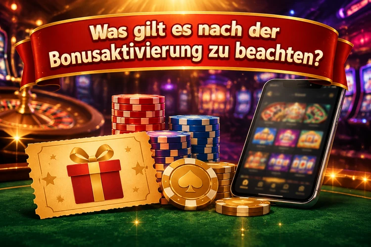 Was gilt es nach der Bonusaktivierung zu beachten?