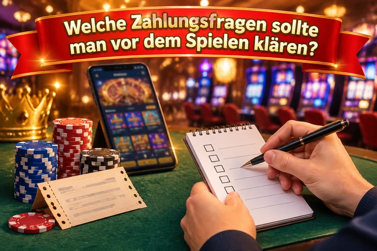 Welche Zahlungsfragen sollte man vor dem Spielen klären?